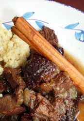 Tagine - slowcooked beef with prunes [Morocco]